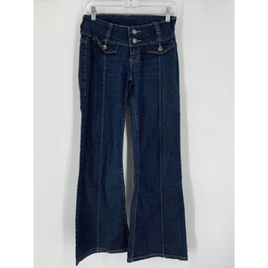 Y2K‎ Neeso Jeans Bellbottom Flares Stretch Denim High Waist Jeans Size 3